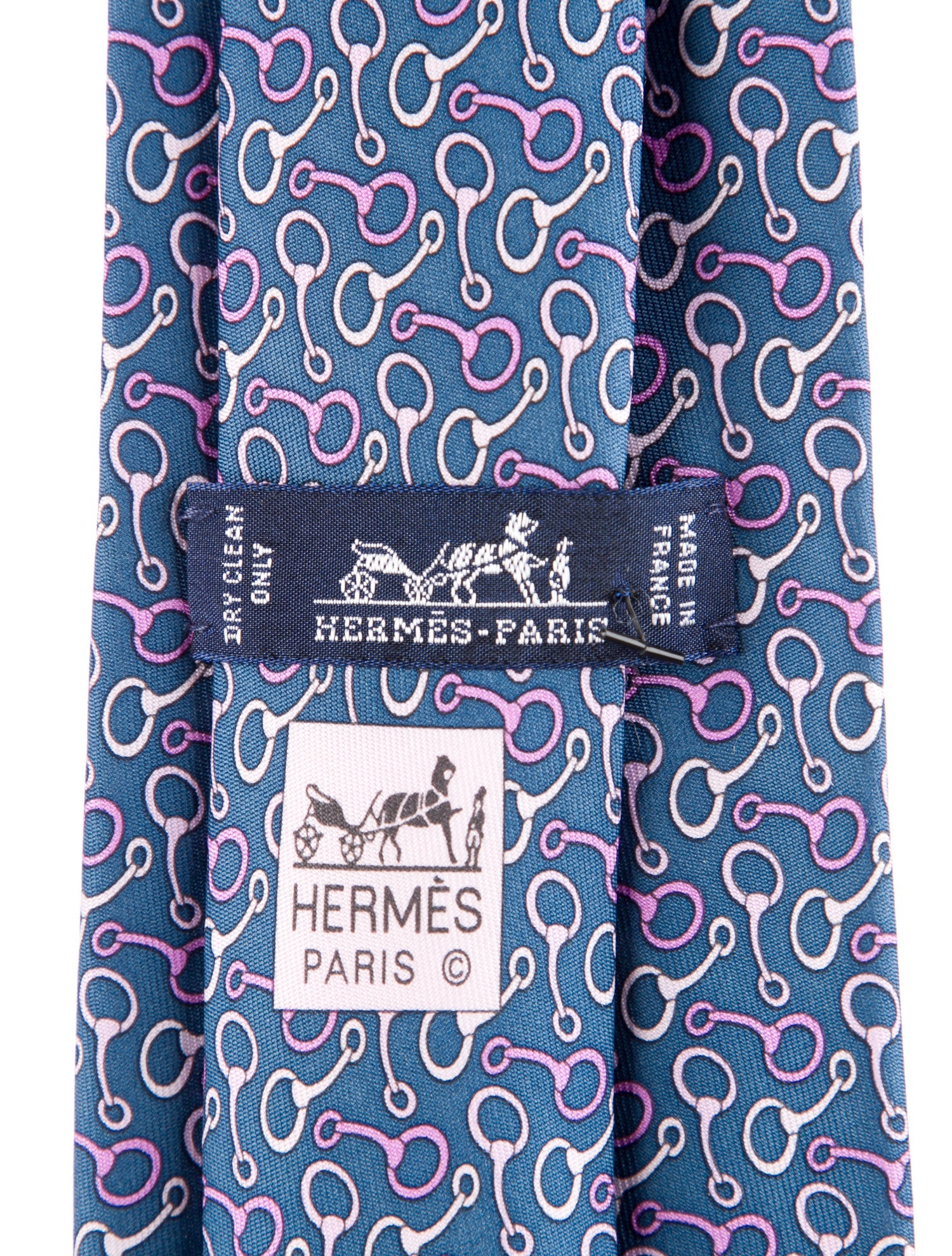 Hermès Printed Silk Tie