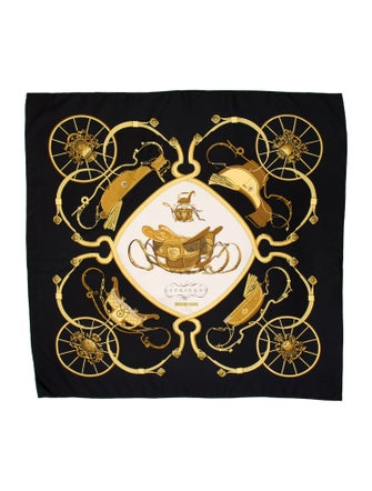 Hermès Springs Silk Scarf