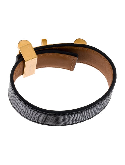 Hermès Collier de Chien 24 Lizard Wrap Bracelet