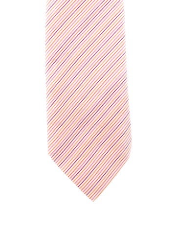 Hermès Ties Striped Silk Tie
