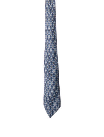 Hermès Silk Patterned Tie