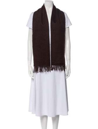 Hermès Unie Brodee Wool Muffler