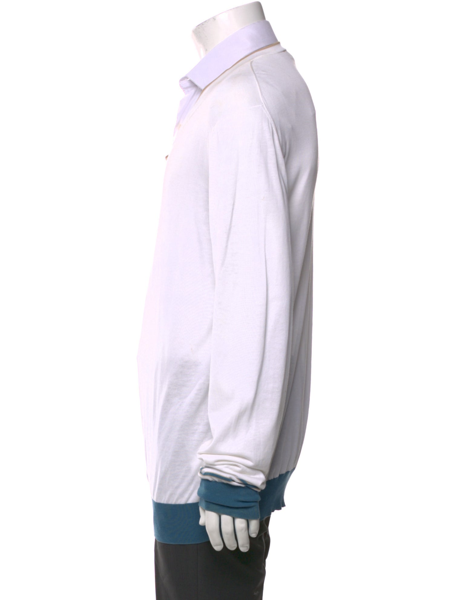 Hermès Colorblock Pattern V-Neck Pullover