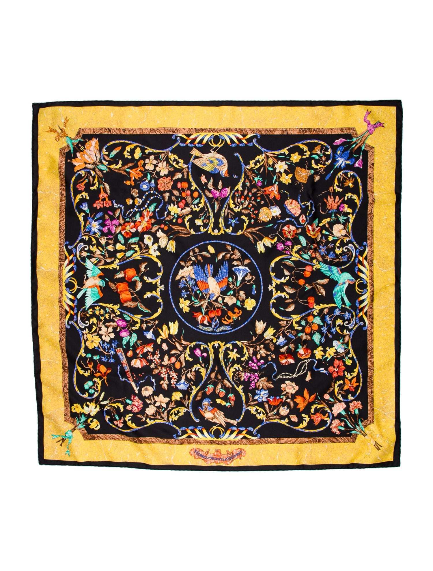 Hermès Pierres d'Orient Et d'Occident Silk Scarf