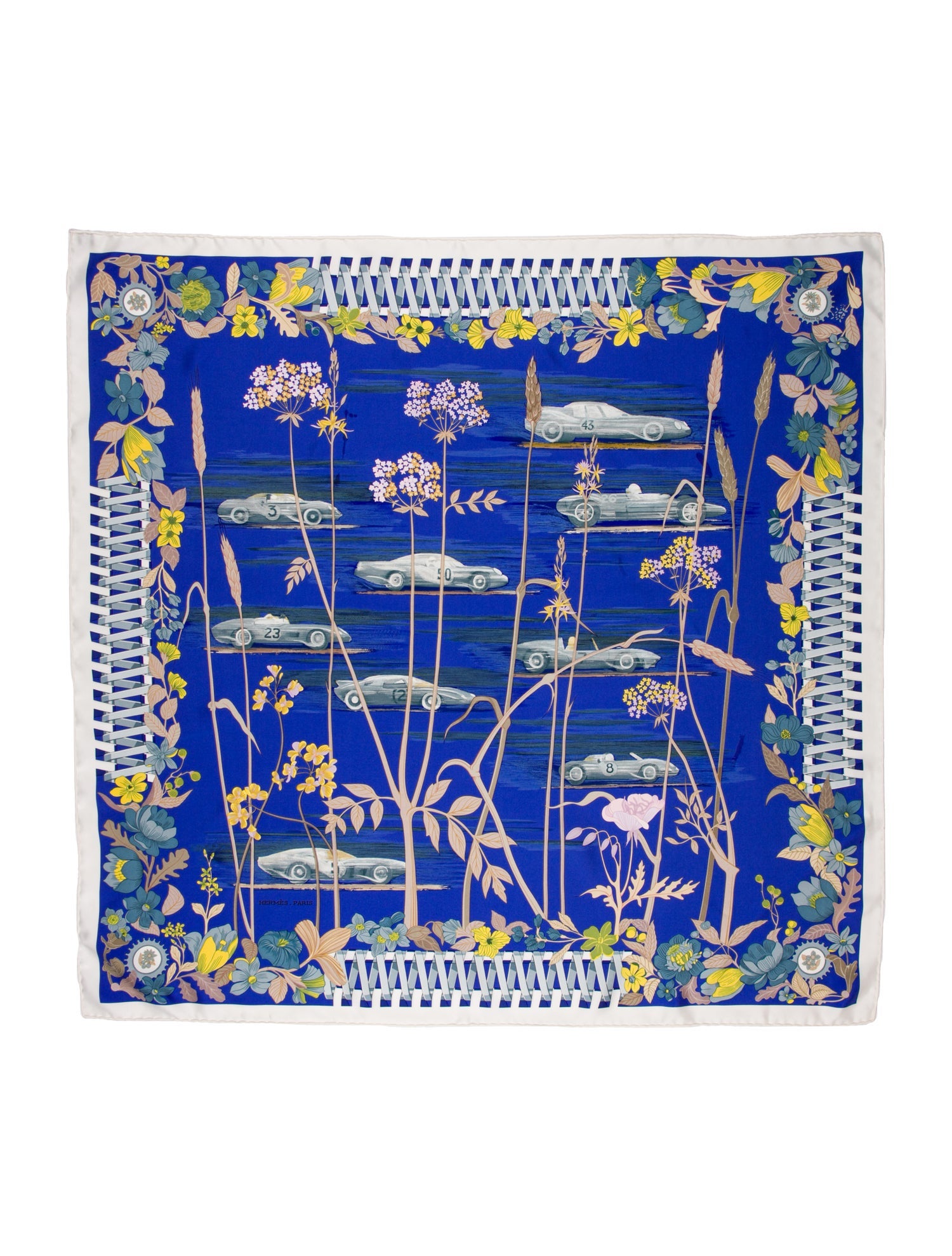 Hermès Les Bolides Silk Scarf