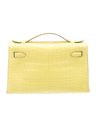 Hermès Matte Alligator Kelly Pochette