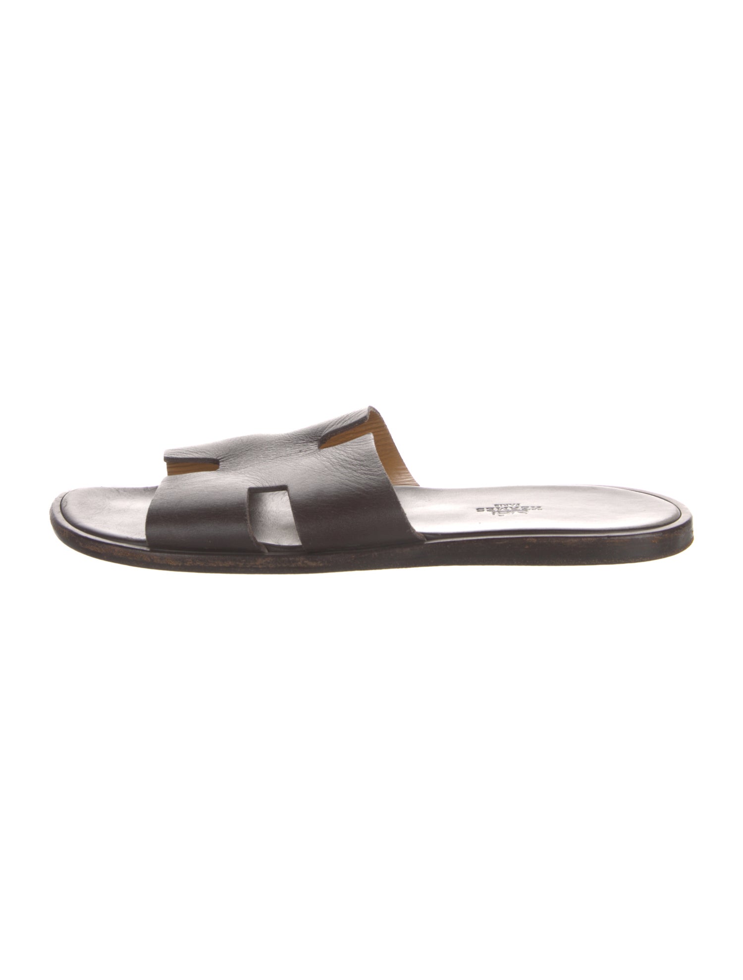 Hermès Izmir Leather Slides