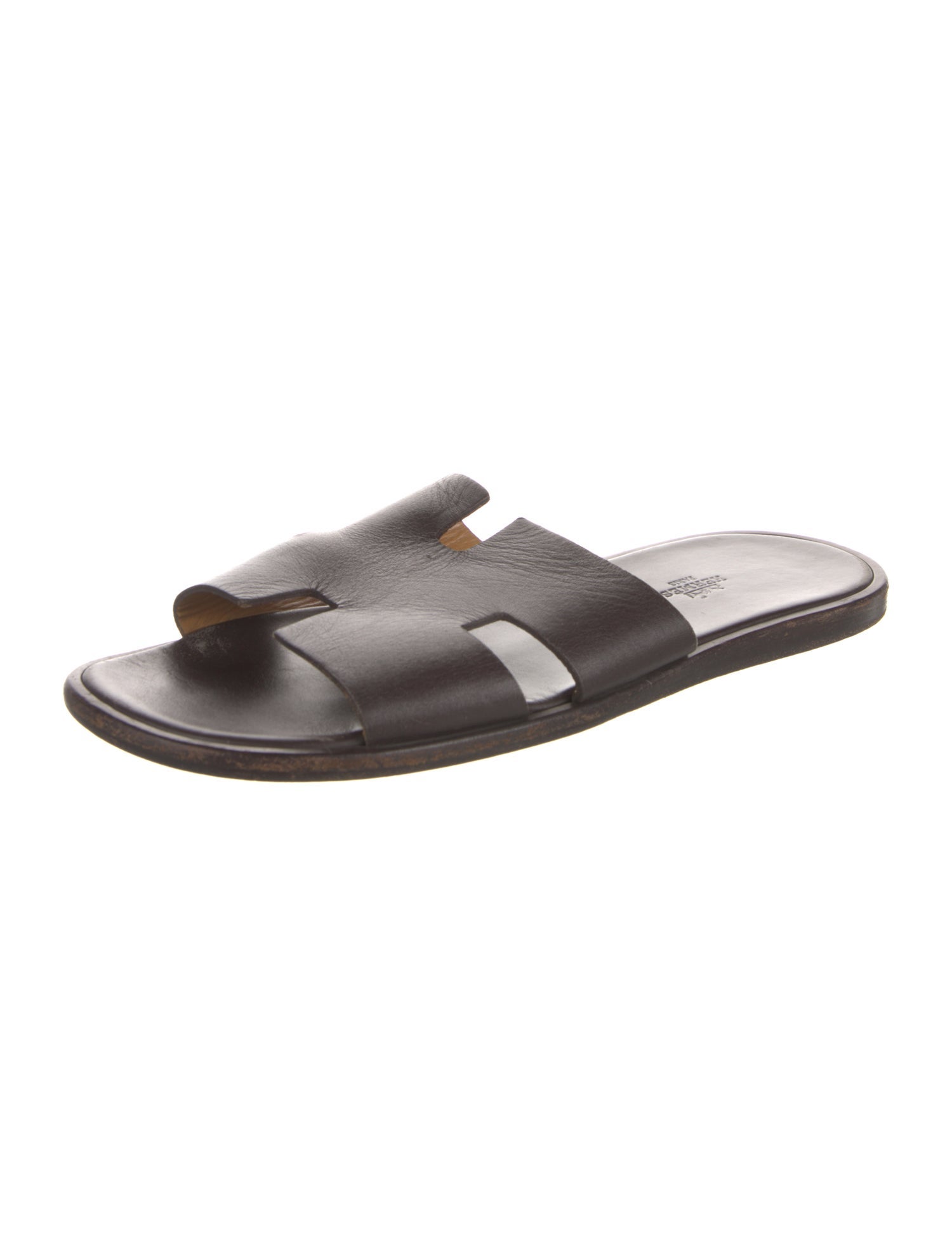 Hermès Izmir Leather Slides