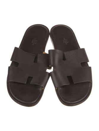 Hermès Izmir Leather Slides