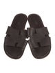 Hermès Izmir Leather Slides