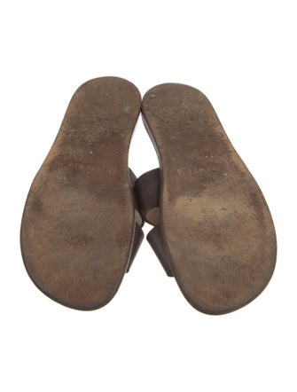 Hermès Izmir Leather Slides