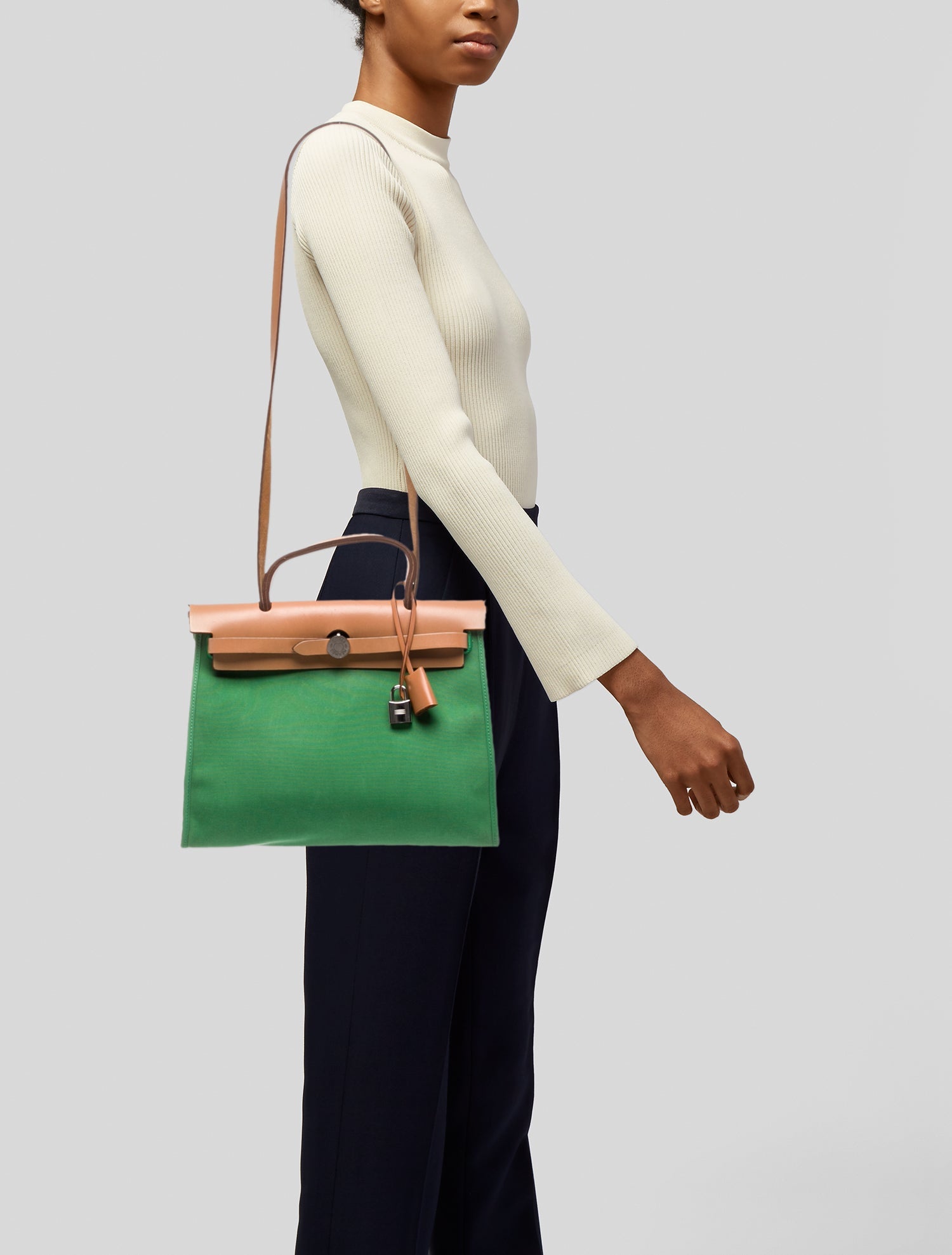 Hermès Toile & Vache Hunter Herbag Zip 31