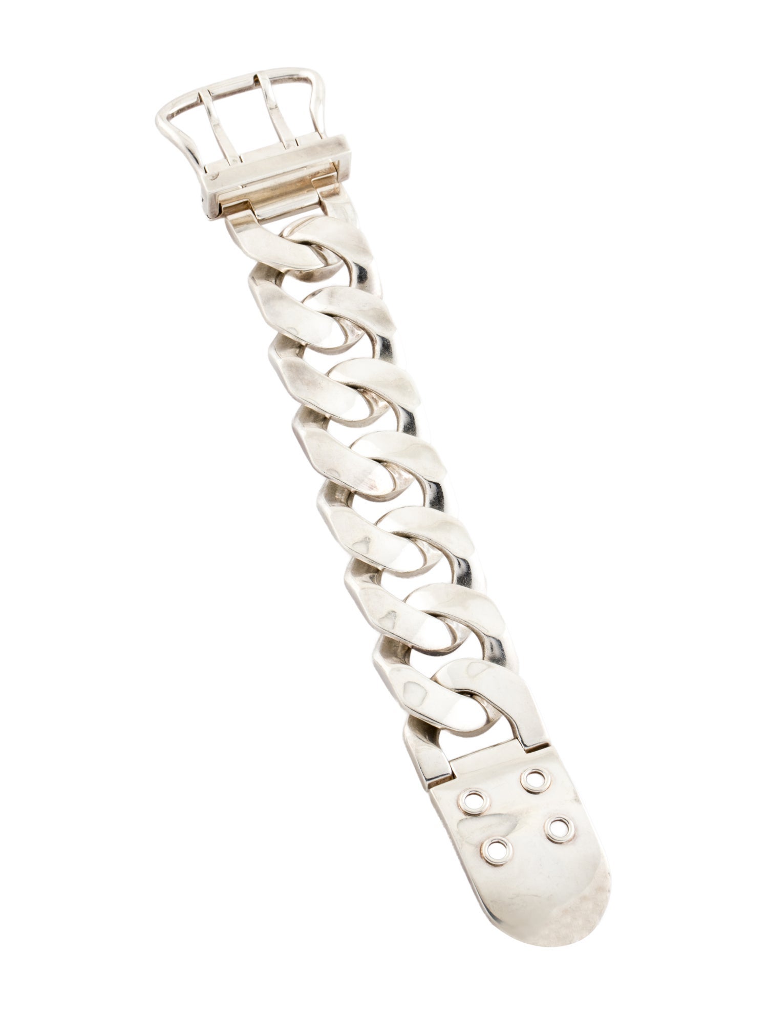 Hermès Boucle Sellier Chain Link Bracelet