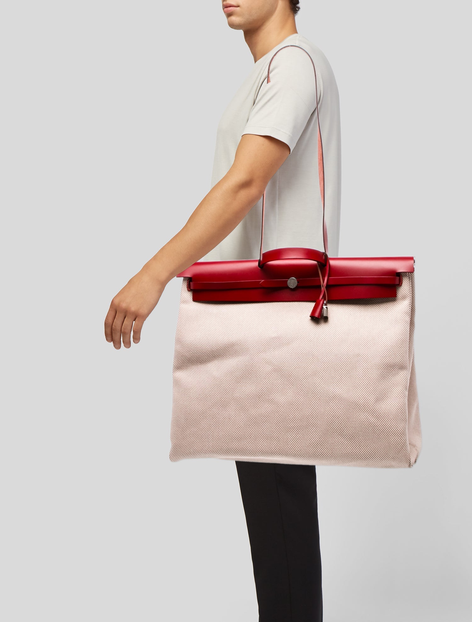 Hermès Toile Criss Viking Herbag Zip Cabine 50