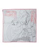 Hermès Mysterious Rider Pocket Square Silk Scarf