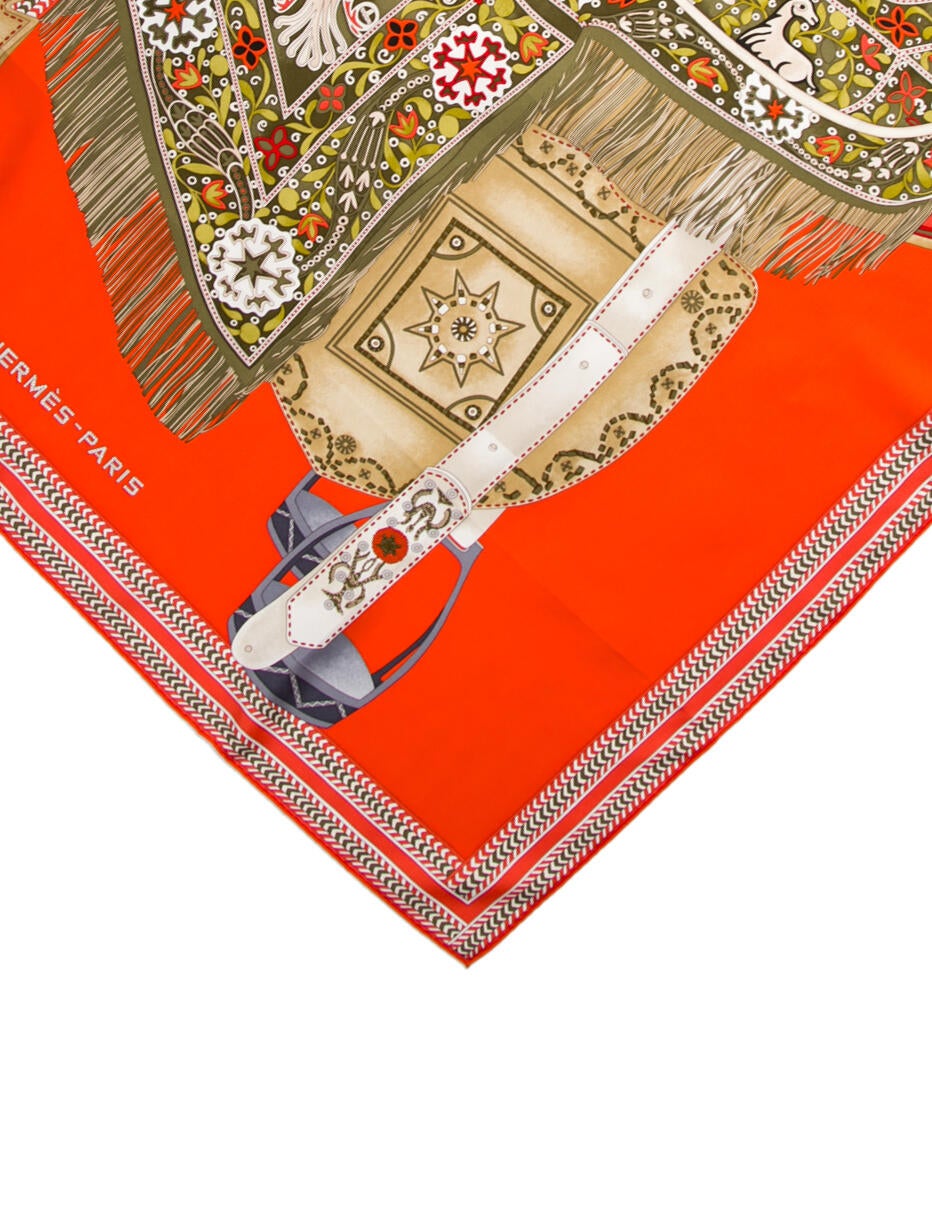 Hermès Selle Des Steppes Silk Scarf w/ Tags
