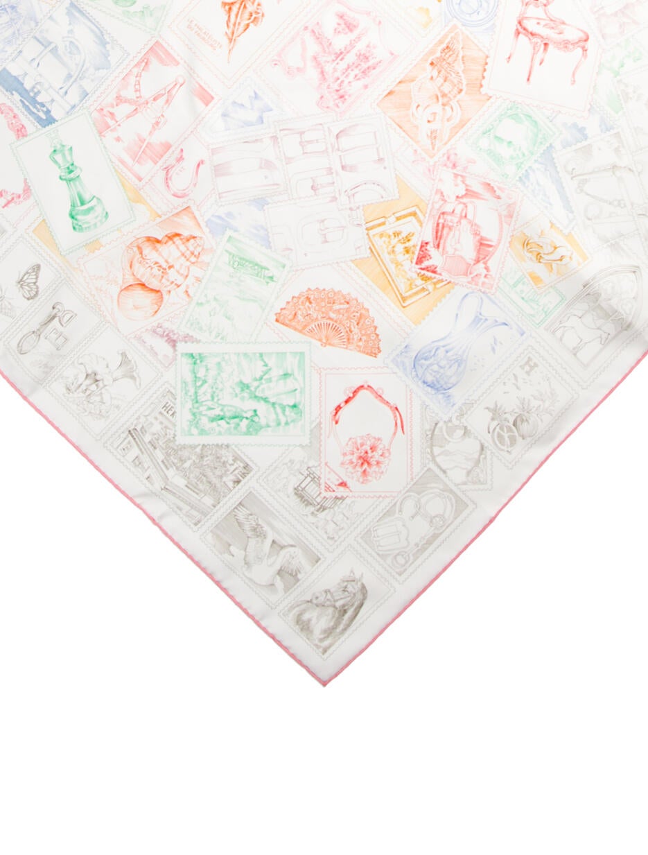 Hermès Le Philateliste du Faubourg Silk Scarf w/ Tags