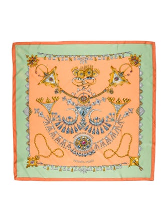 Hermès Parures Des Sables Silk Scarf