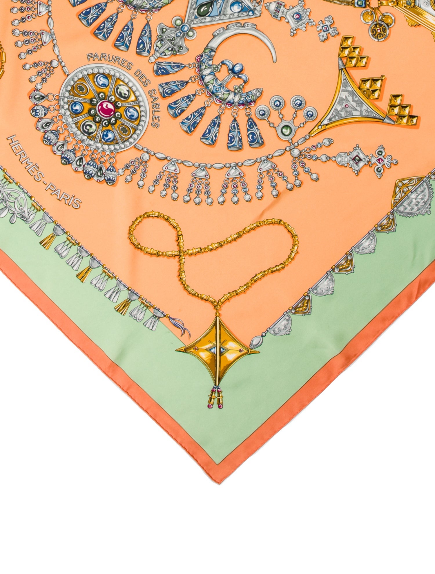 Hermès Parures Des Sables Silk Scarf