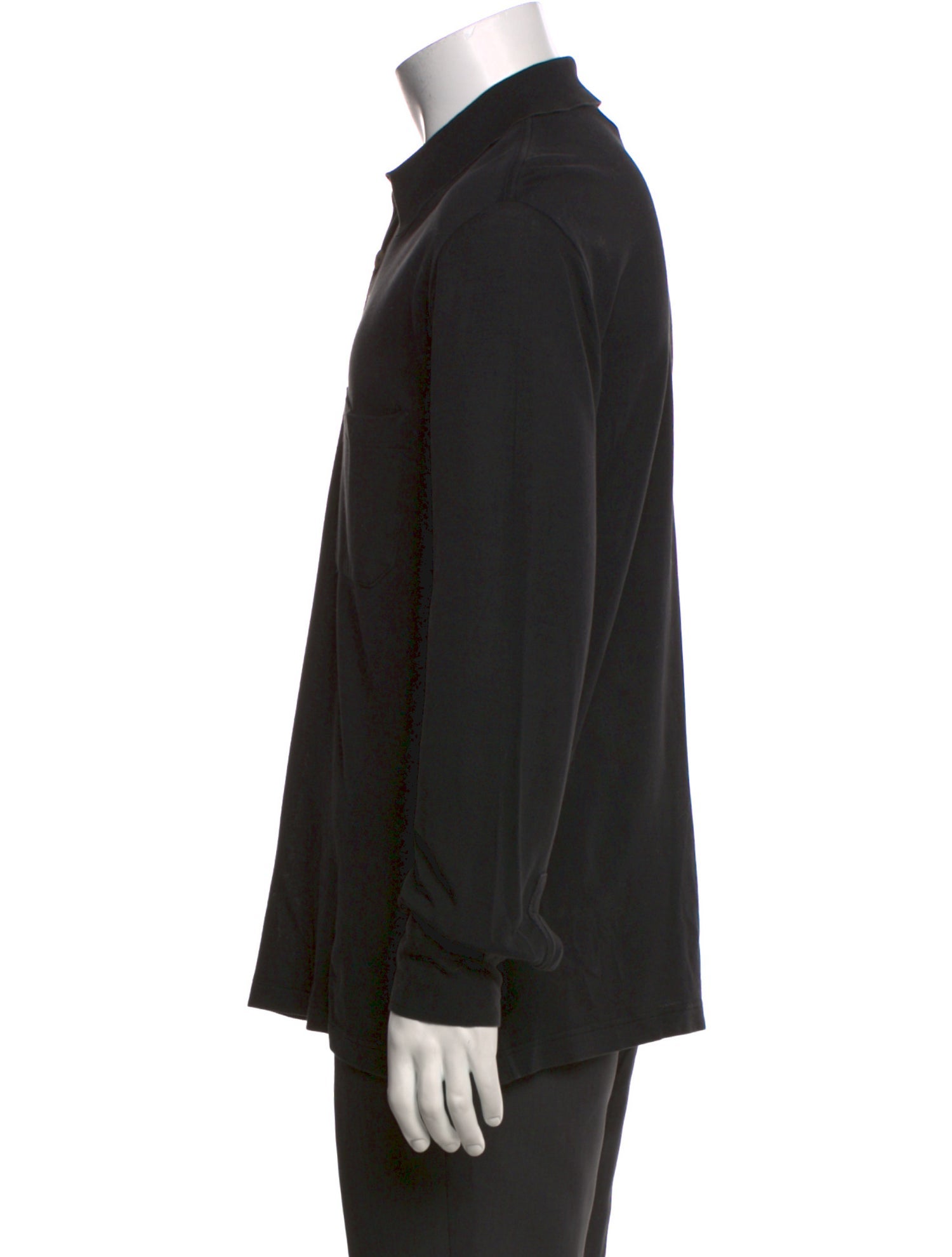 Hermès Collar Long Sleeve Polo Shirt