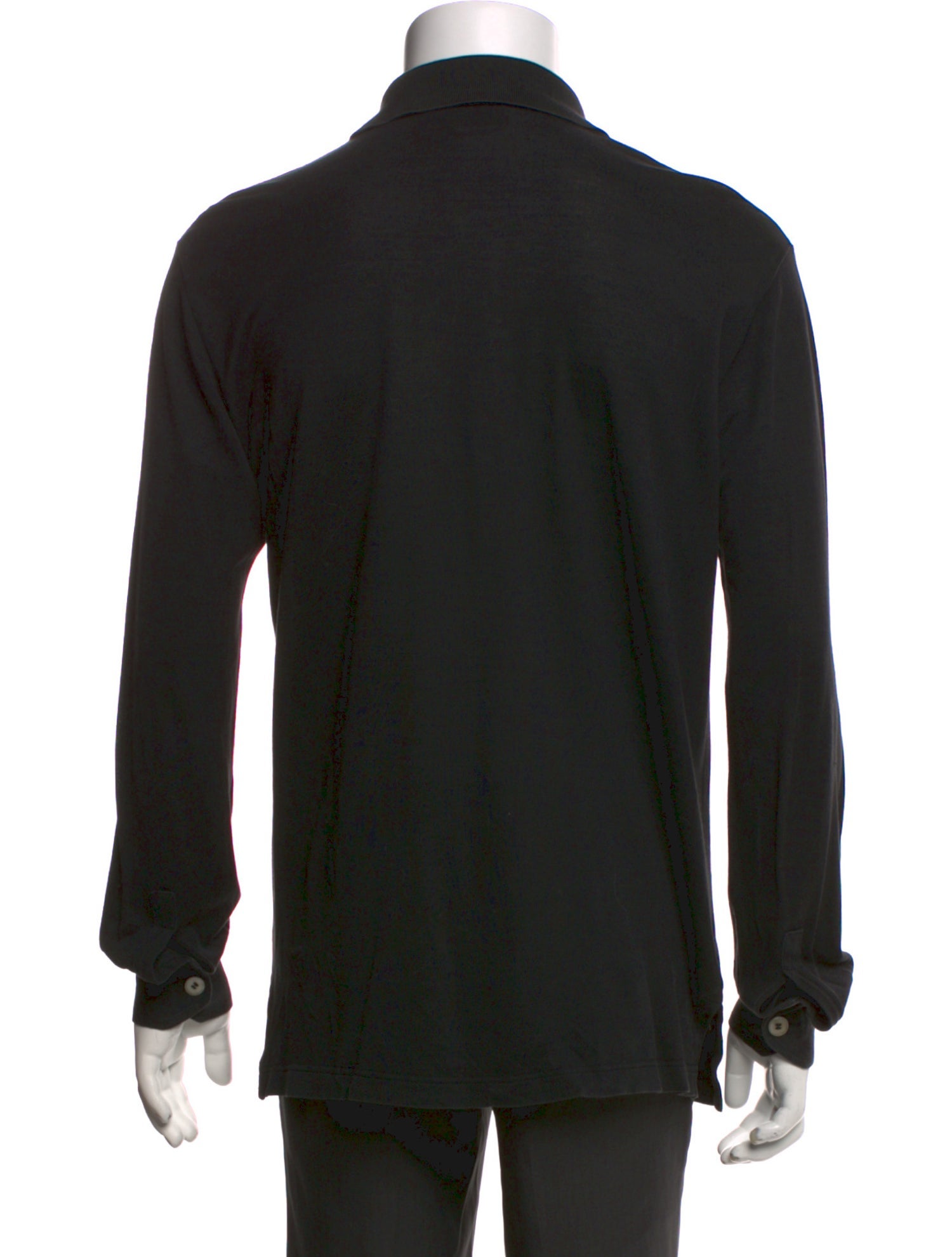 Hermès Collar Long Sleeve Polo Shirt