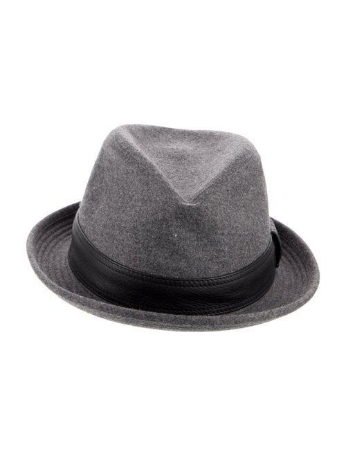 Hermès Leather-Trimmed Wool Fedora