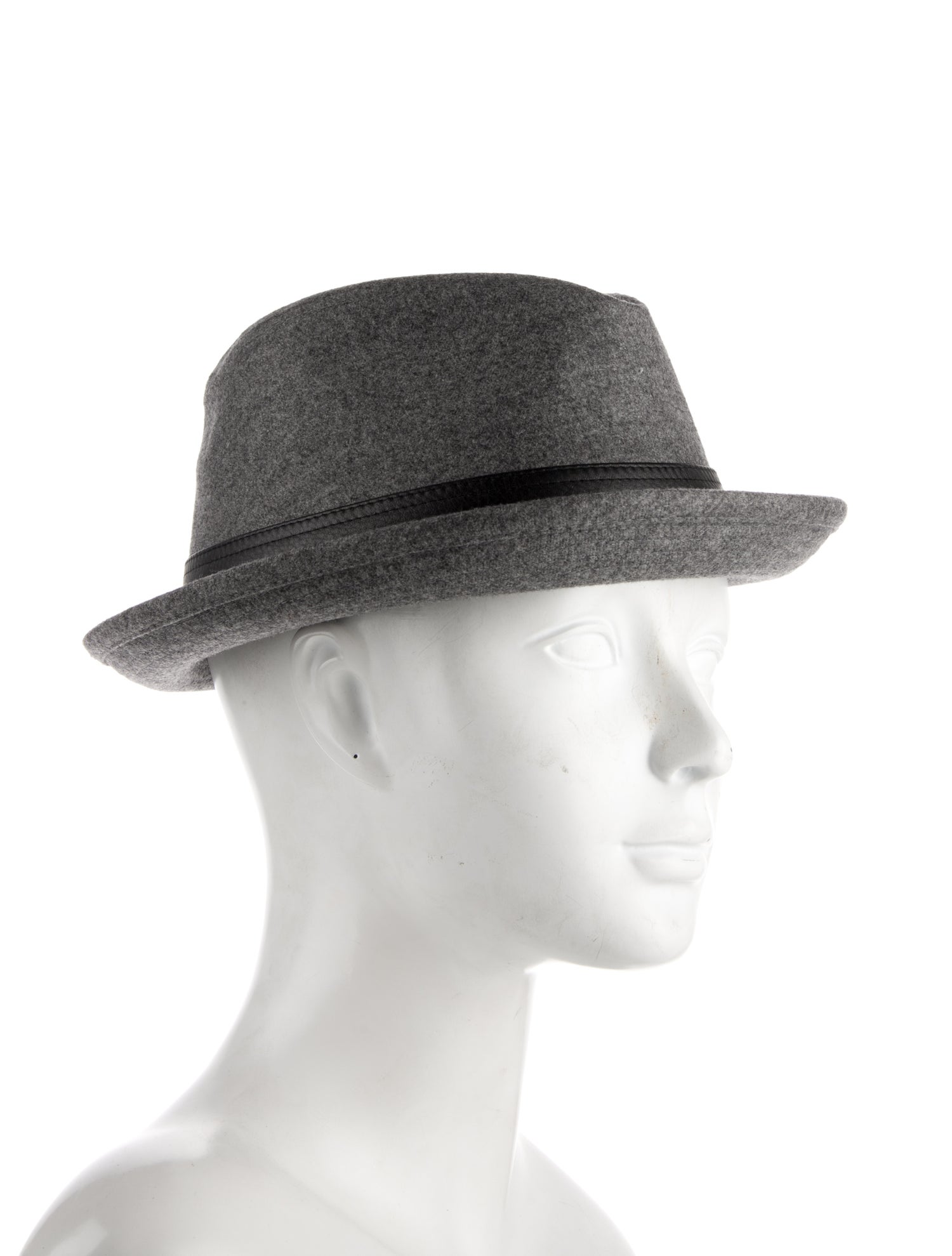 Hermès Leather-Trimmed Wool Fedora