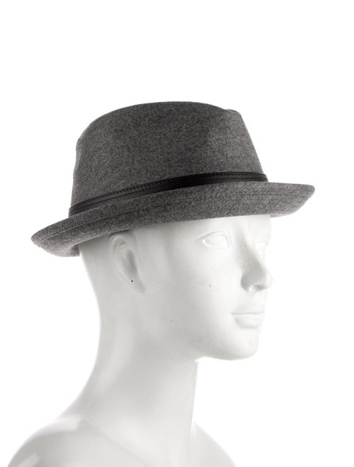 Hermès Leather-Trimmed Wool Fedora