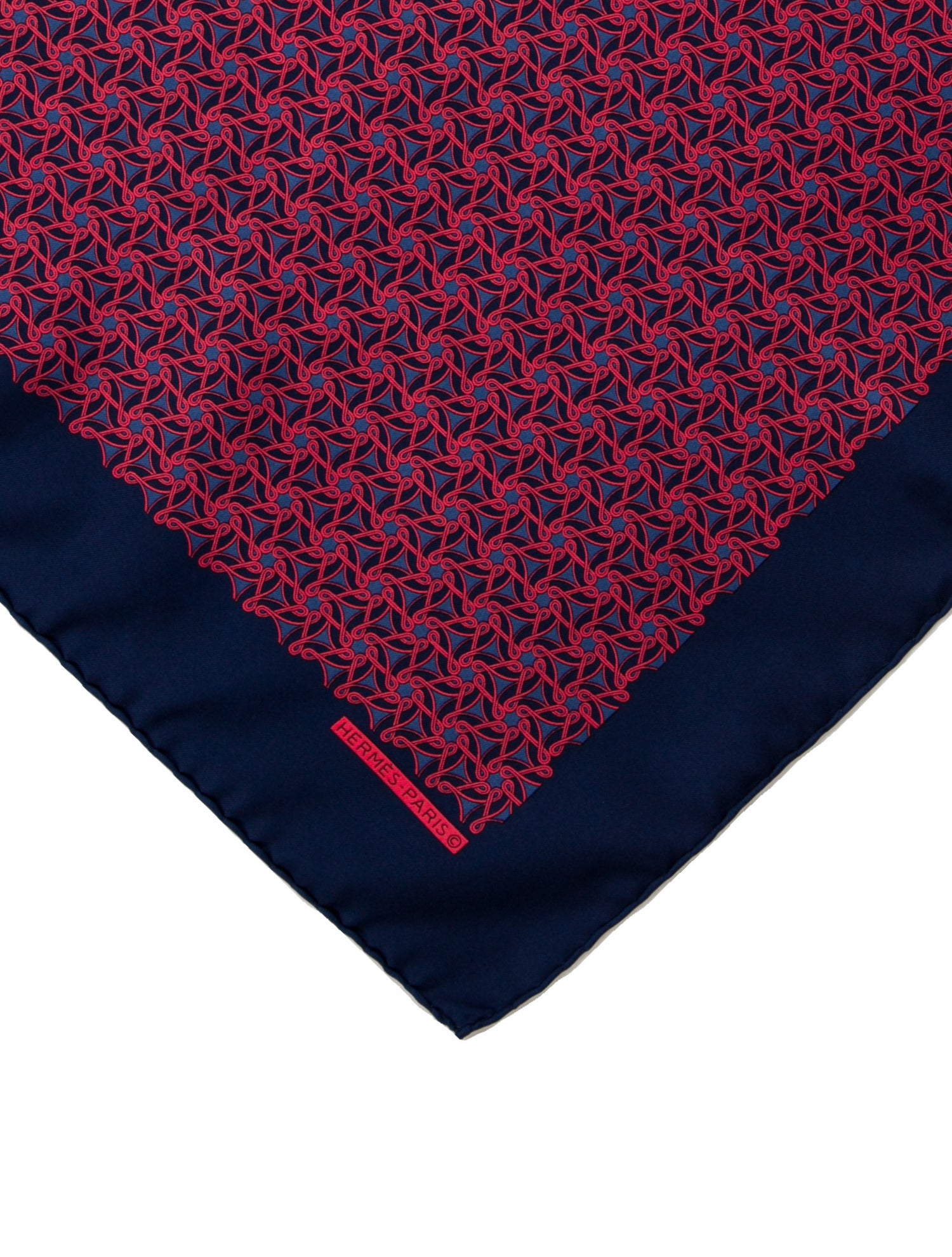 Hermès Pocket Square Silk Scarf