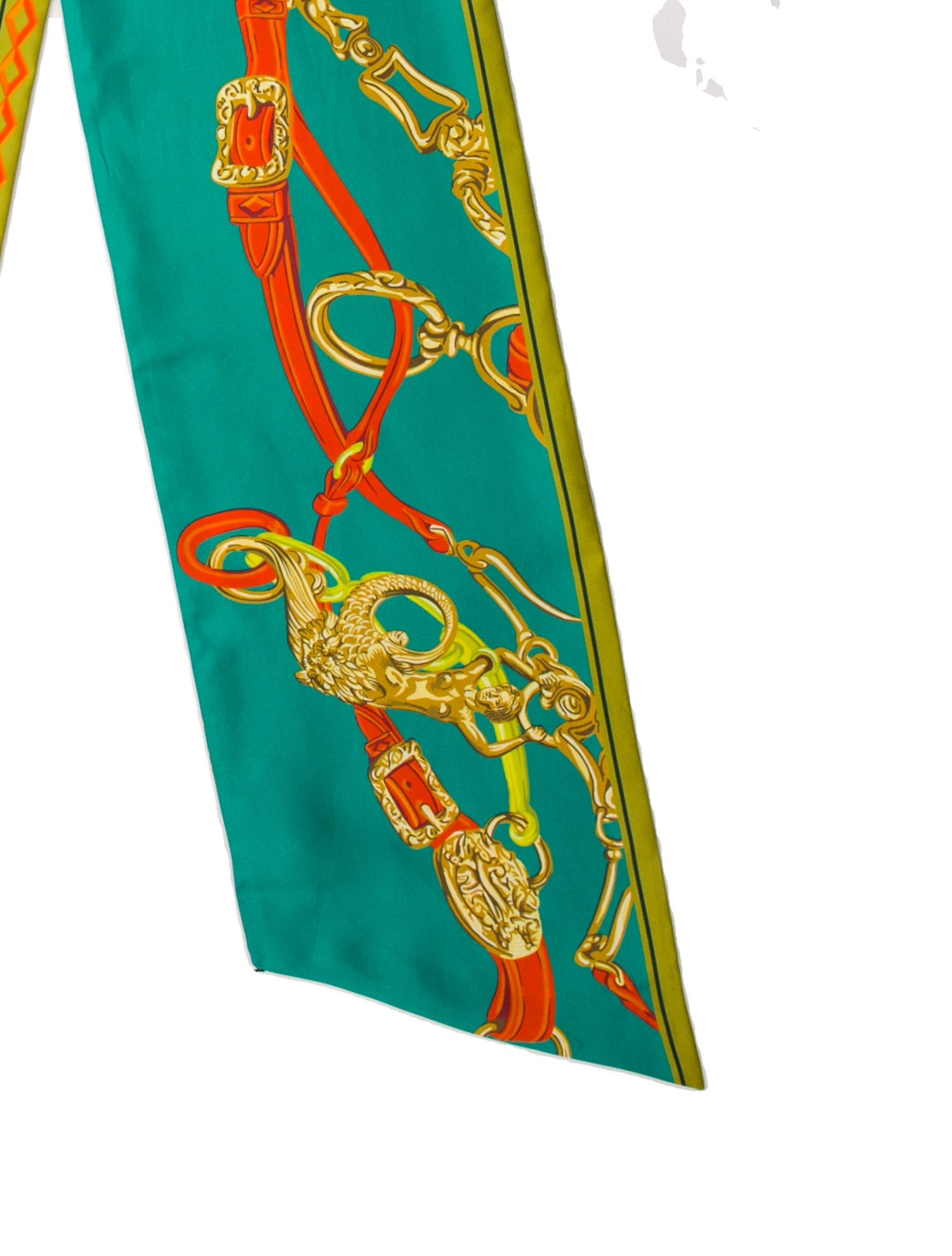 Hermès Brides de Gala Maxi Silk Twilly Scarf