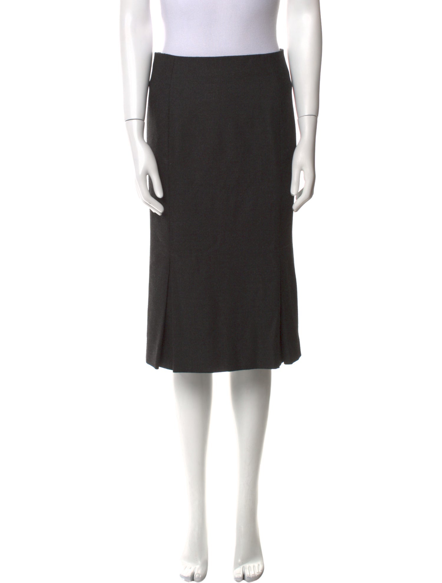 Hermès Virgin Wool Knee-Length Skirt