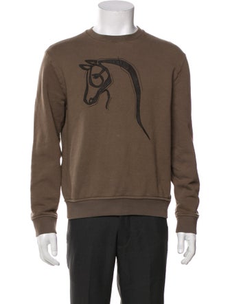 Hermès Graphic Print Crew Neck Sweatshirt