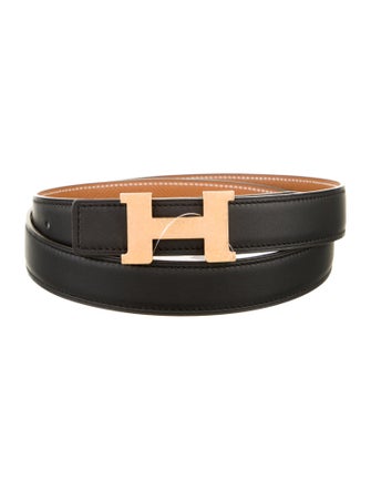 Hermès Reversible 24 mm H Martelée Belt Kit
