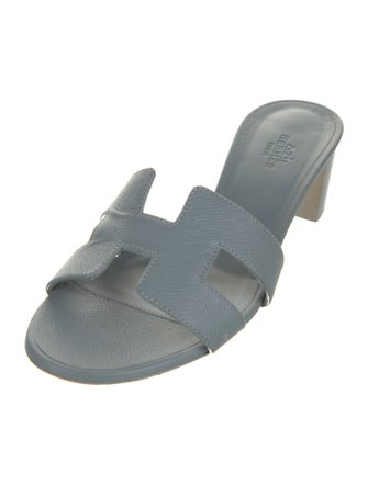 Hermès Oasis Leather Slides