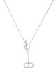 Hermès 18K Diamond Chaine d'Ancre Contour Pendant, Large Model