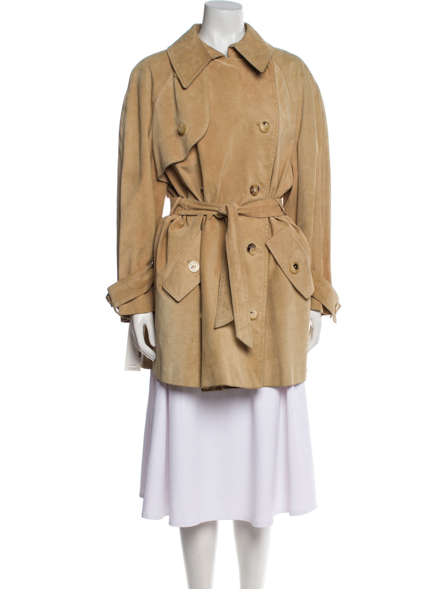 Hermès Suede Trench Coat