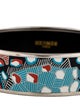 Hermès Enamel Wide Bangle Bracelet