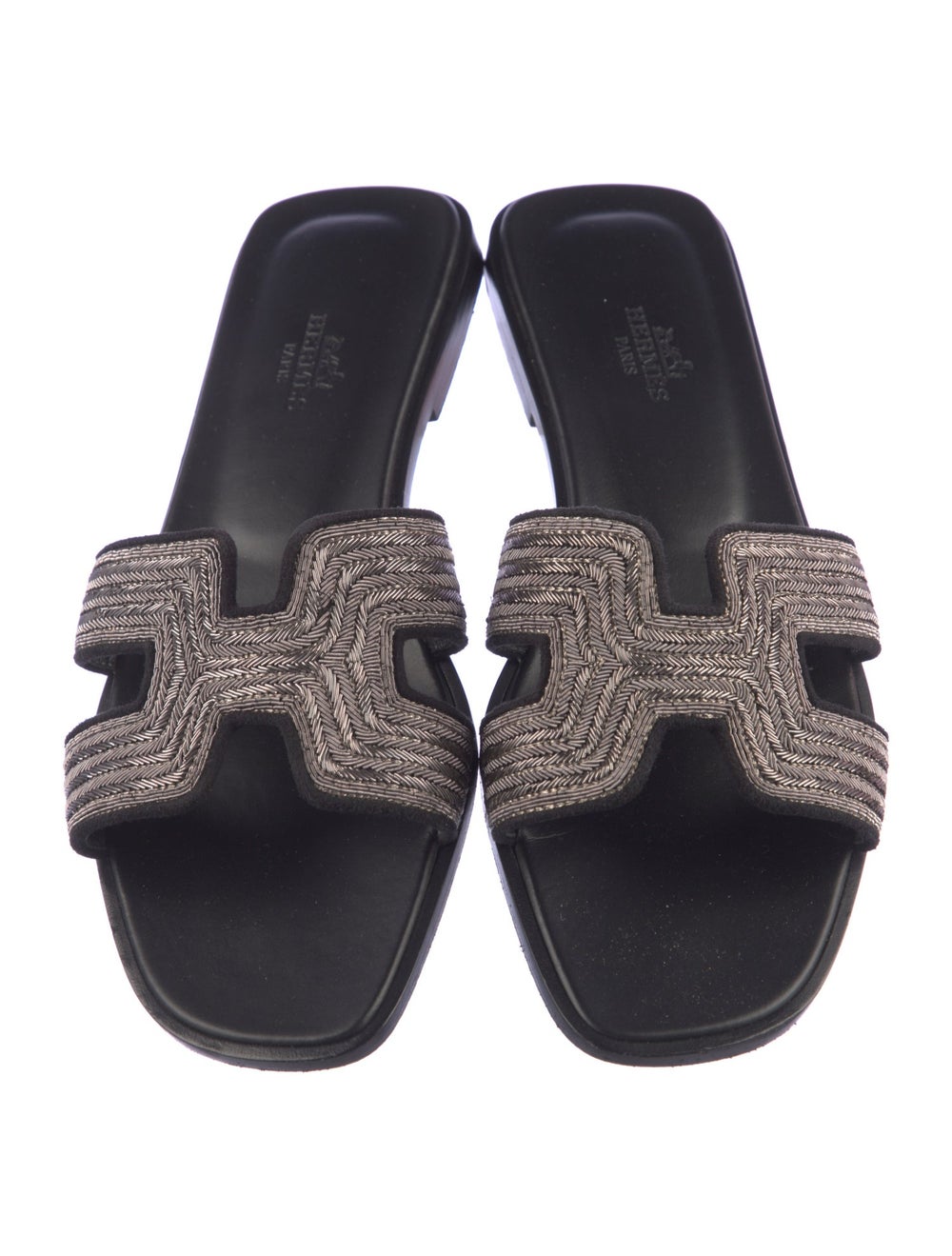 Hermès Oran Slides From the 2023 Collection Black… - image 3