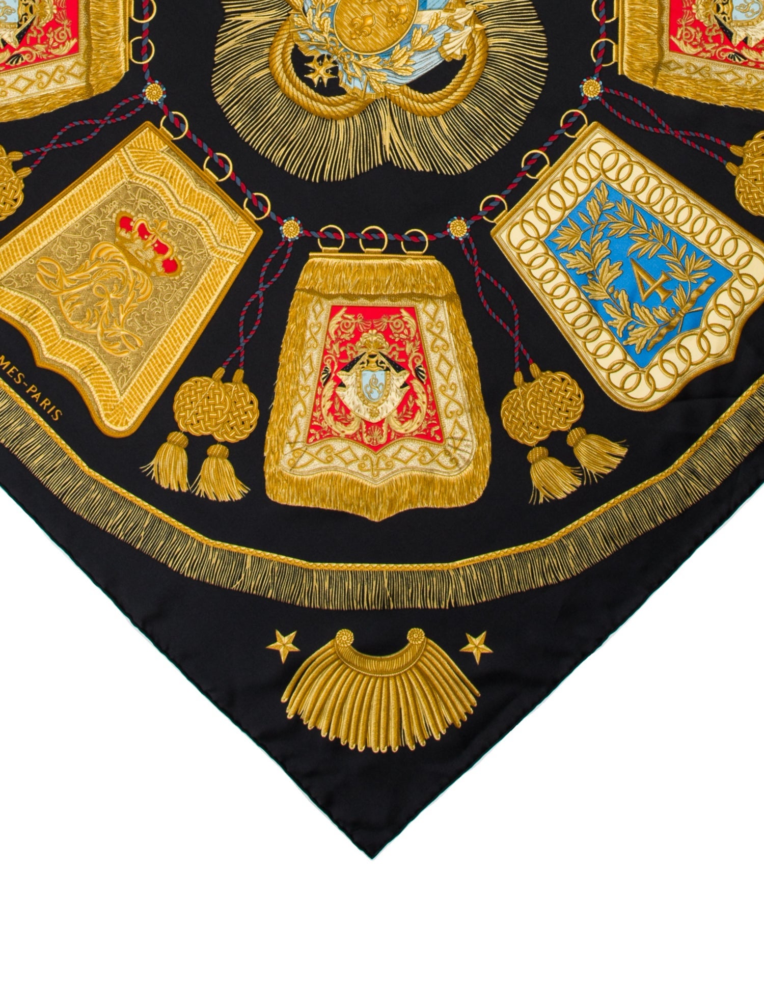 Hermès Poste et Cavalerie Silk Scarf
