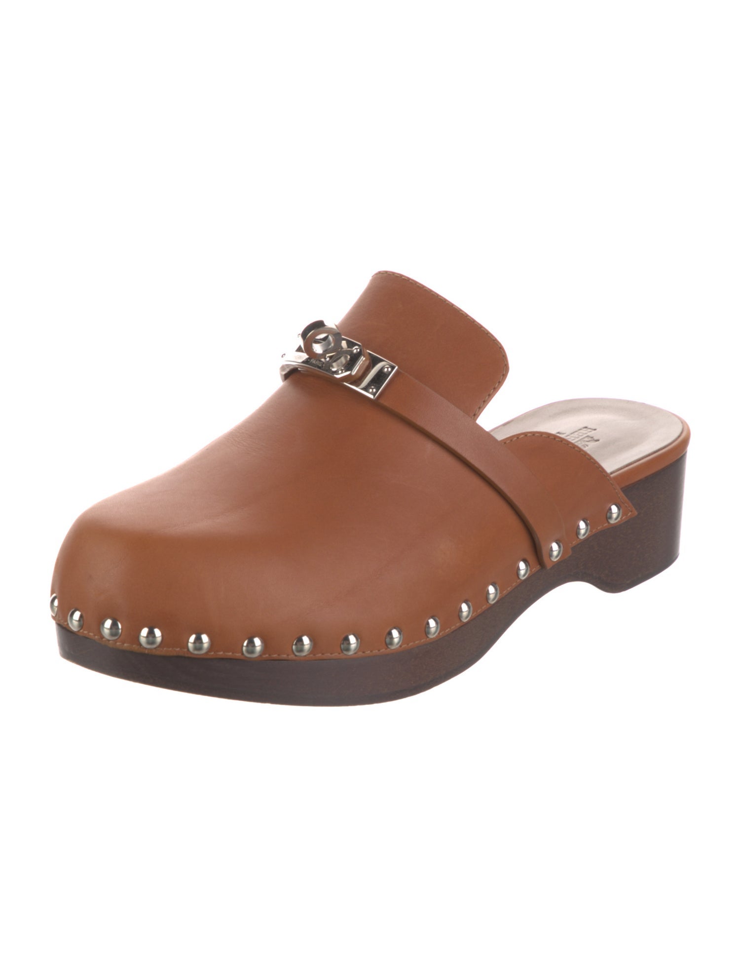 Hermès Carlotta Leather Mules