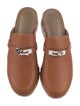 Hermès Carlotta Leather Mules