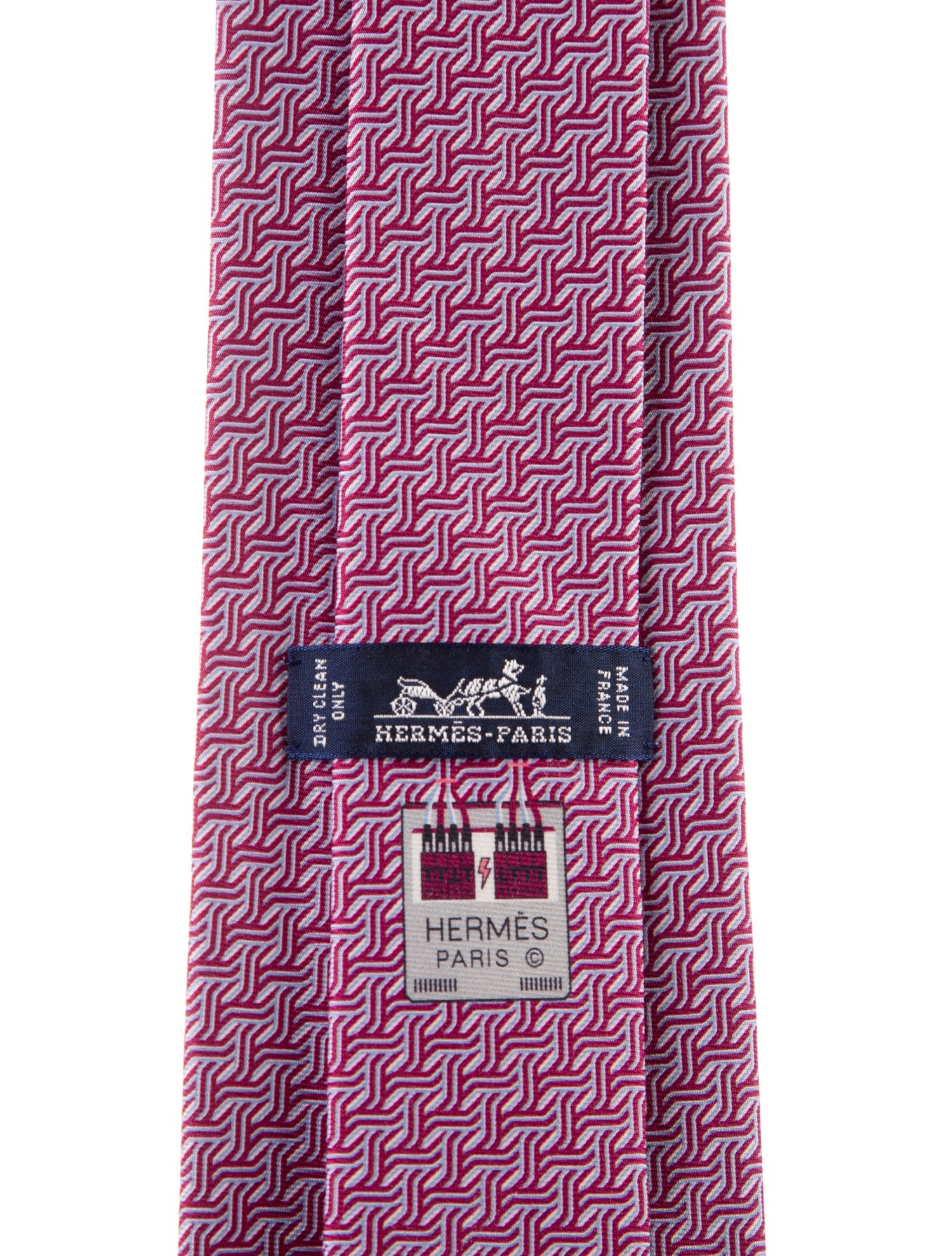 Hermès Silk Pattern Tie