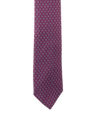 Hermès Silk Patterned Tie