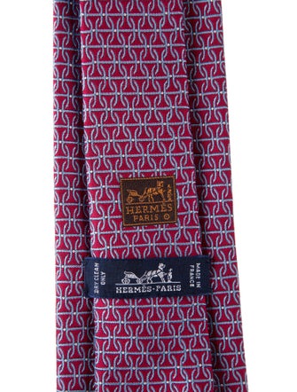 Hermès Silk Patterned Tie