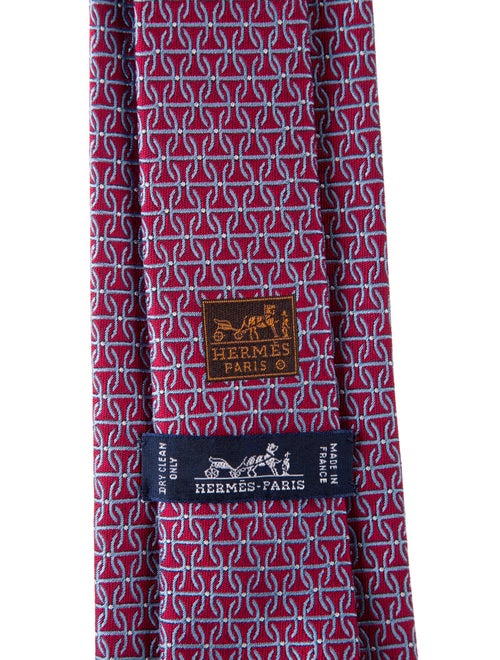 Hermès Silk Patterned Tie