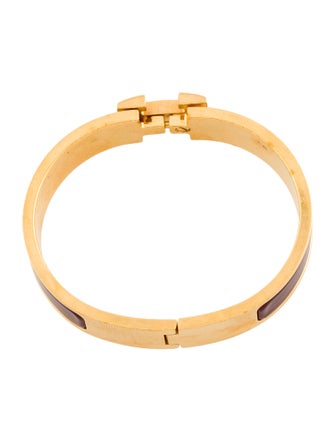 Hermès Enamel Clic H Bracelet