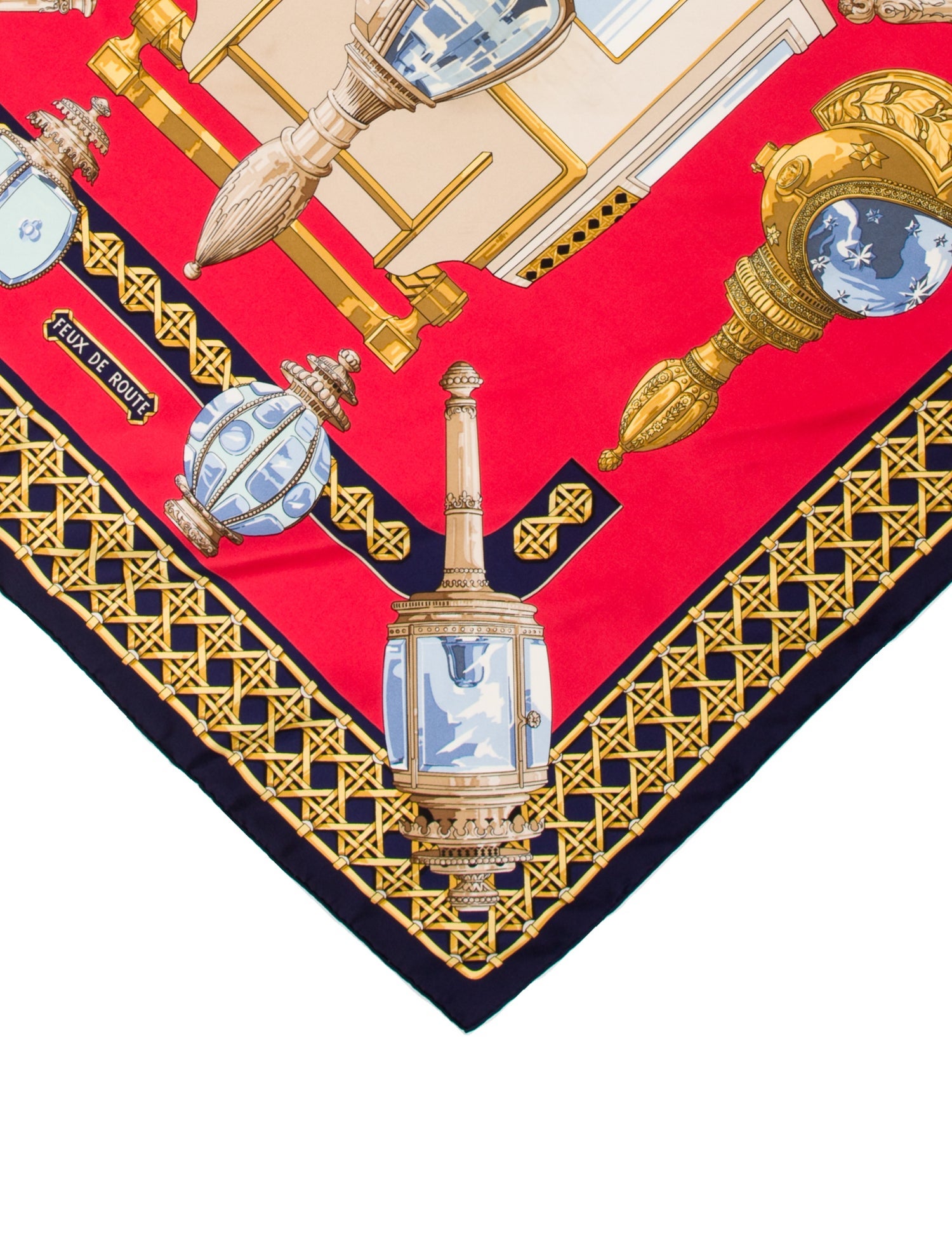 Hermès Feux De Route Silk Scarf