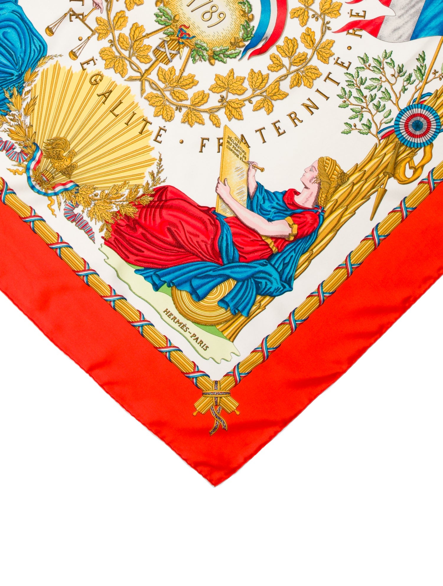 Hermès Liberte Egalite Fraternite 1789 Silk Scarf
