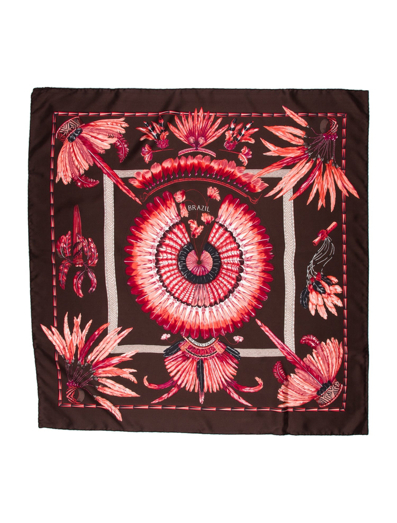 Hermès Brazil Silk Scarf