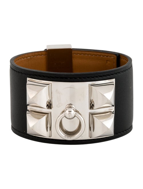 Hermès Leather Collier de Chien Wrap Bracelet
